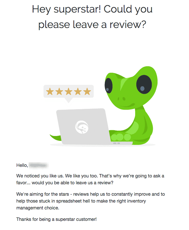 God review template