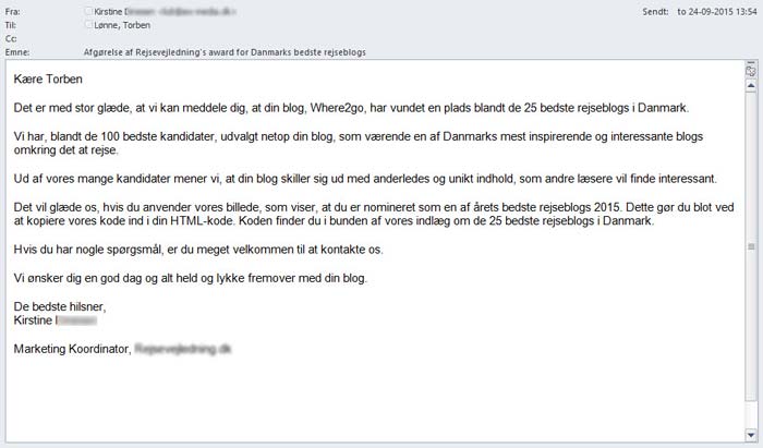 Linkbuilding strategi hvor en award skal give links