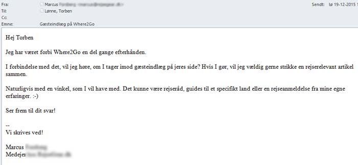 Brug gæsteindlæg til de rigtige links